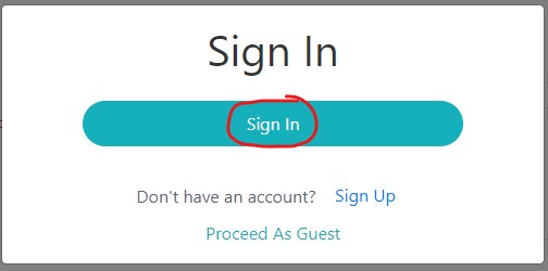 sign in