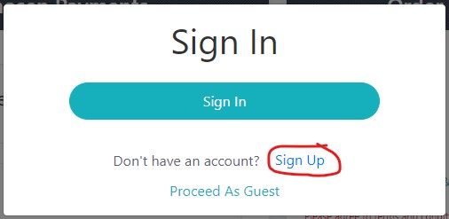 sign in