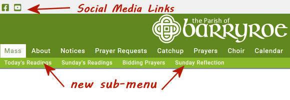 New sub-menu