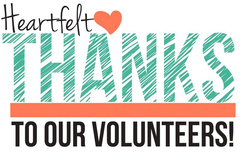 Thanks to our volunteers